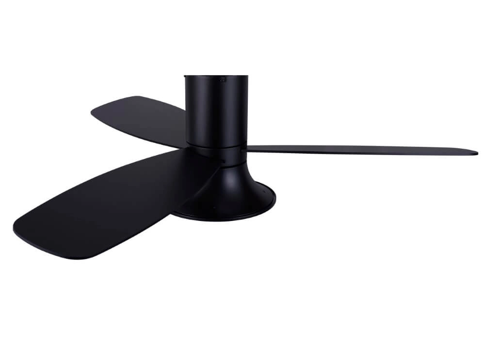 Black fan with lamp Flusso Ø 132cm Beacon 9333509151784