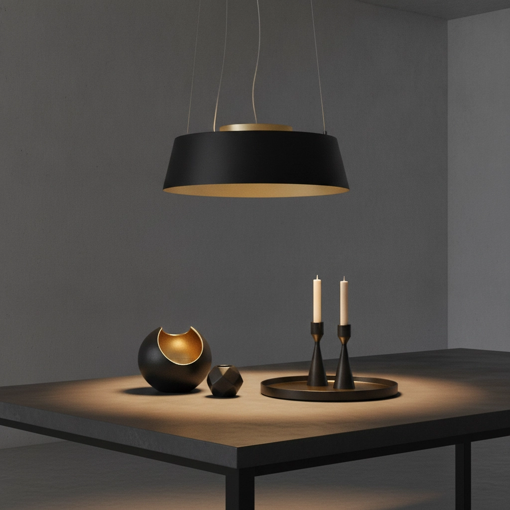 Pendant lamp Alba black Ø 42cm