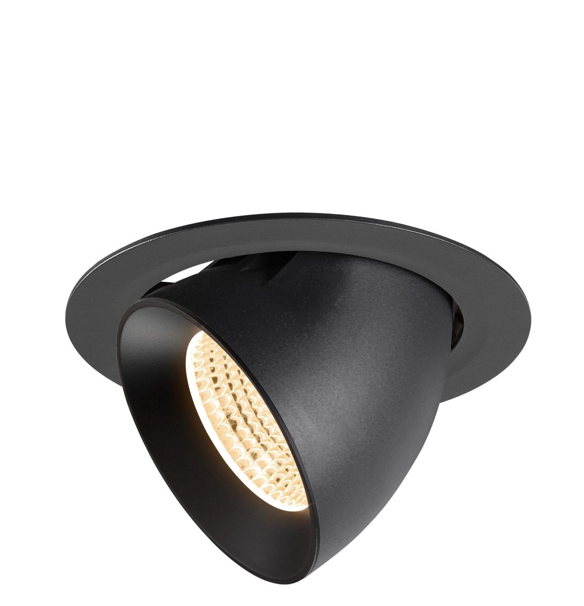 Recessed spotlight Numinos Gimble XL black 2700K - 55deg