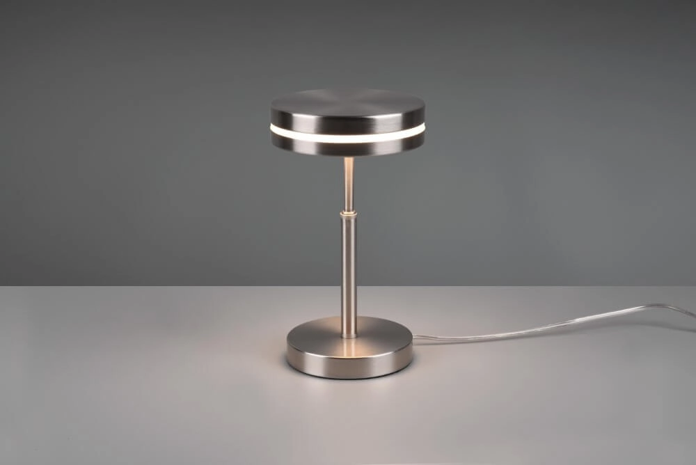 Table lamp Franklin 25cm stainless steel Trio 4017807510140