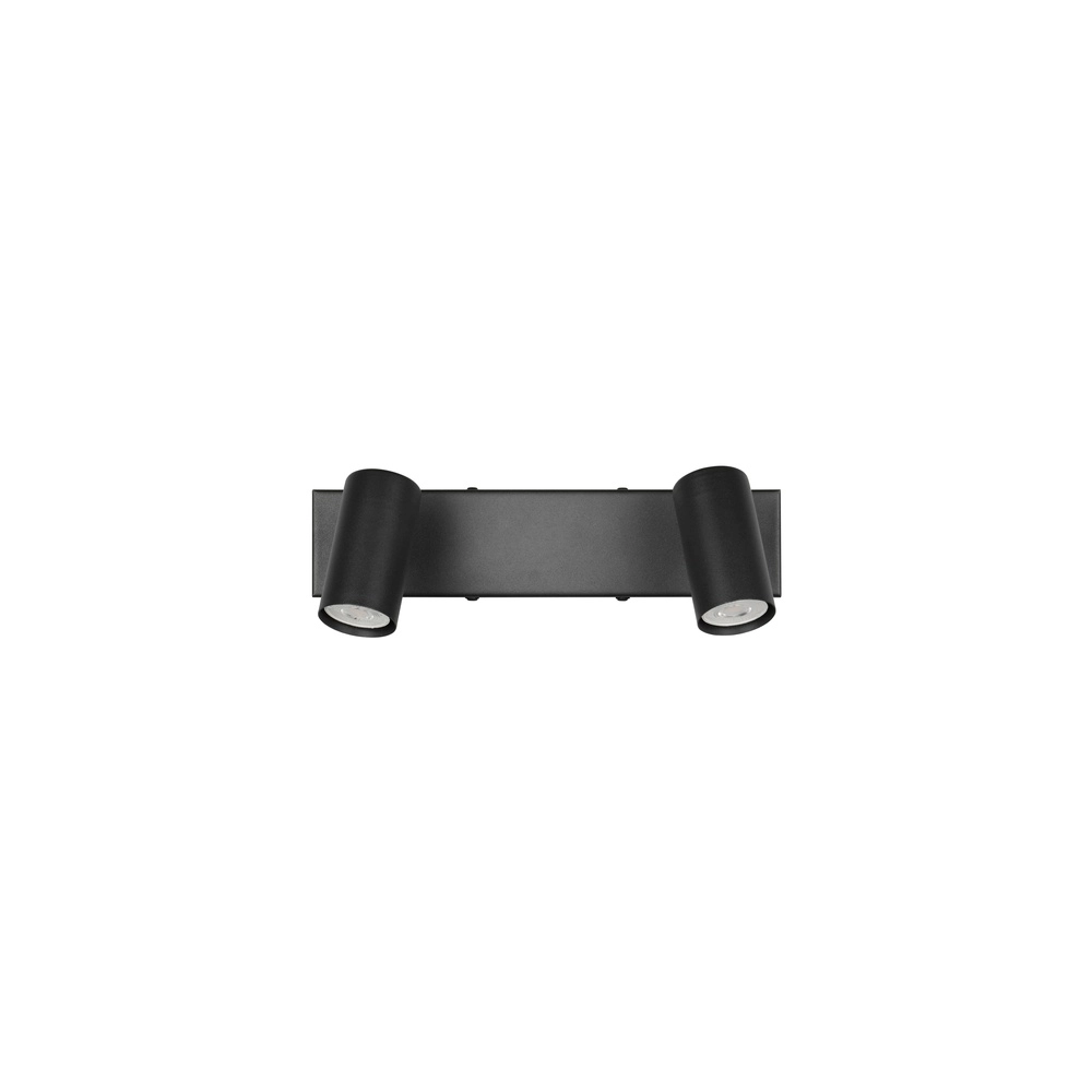 Surface-mounted spot Taryn 2-light black Trio 4017807685558