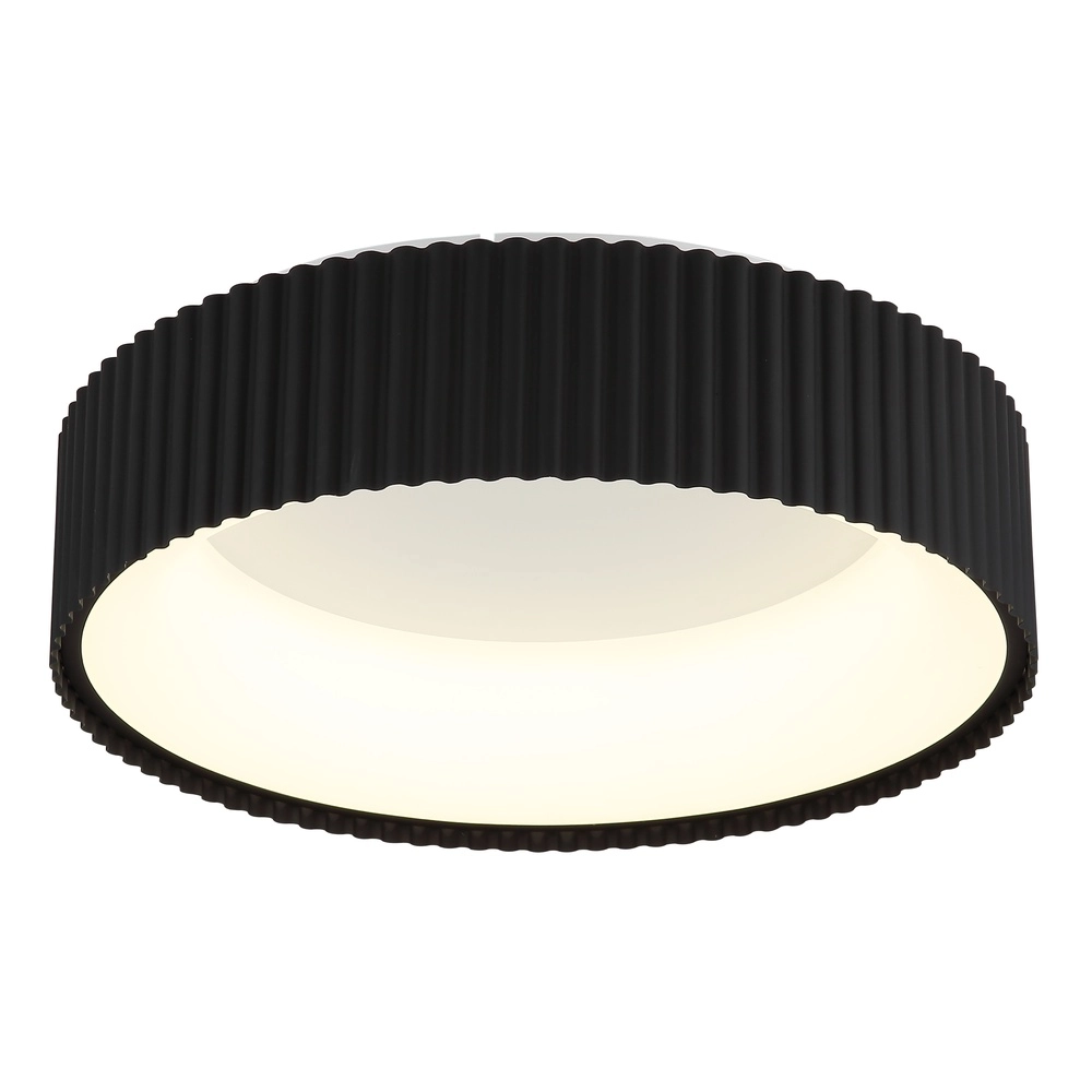 Ceiling lamp Kemp black Ø 46cm