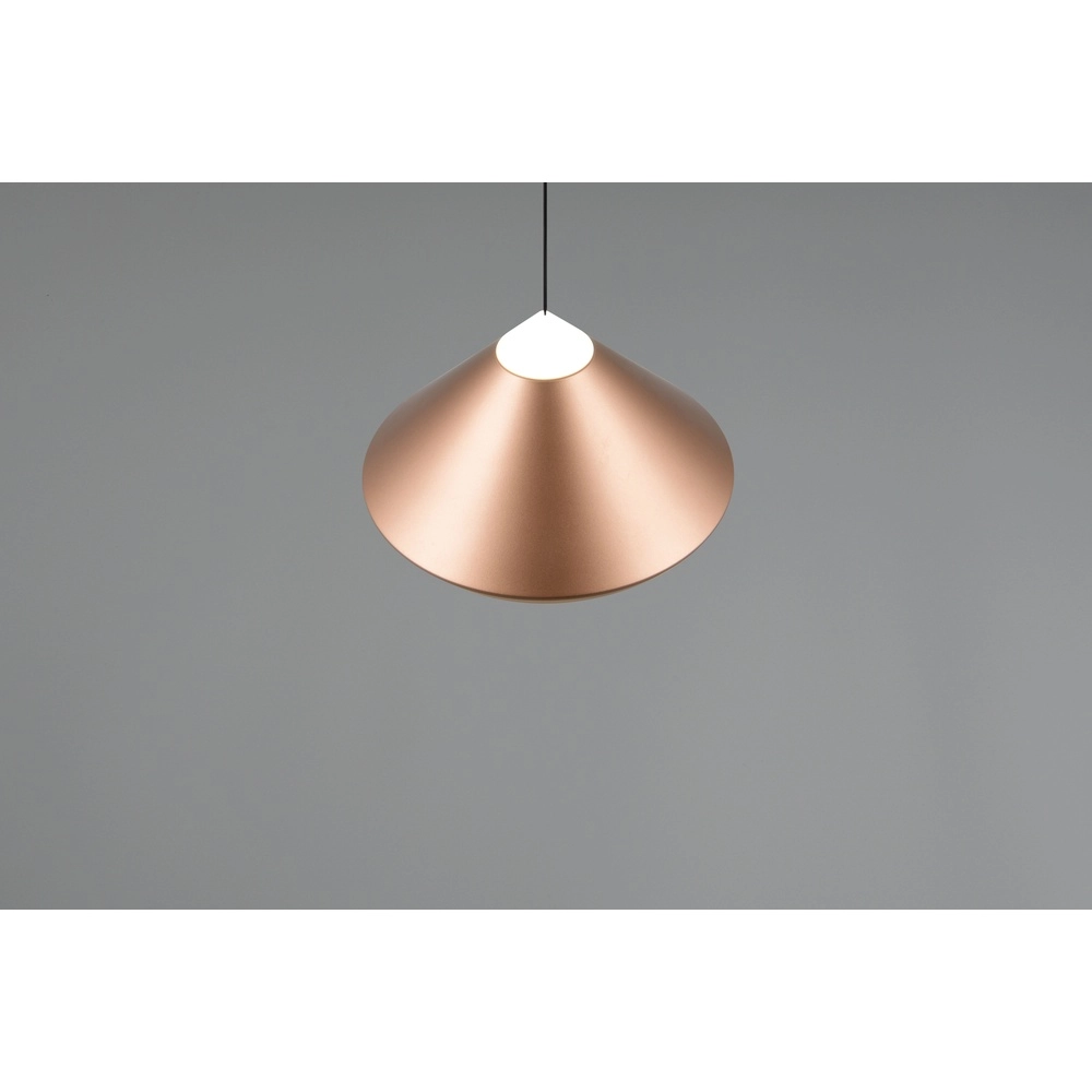Modern pendant lamp Laguna Ø 30cm coffee brown Trio 4017807677522
