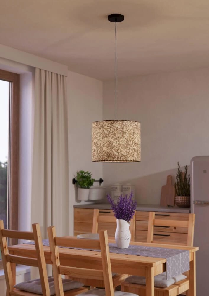 Natural pendant lamp Butterburn Ø 38cm Eglo 9002759439361