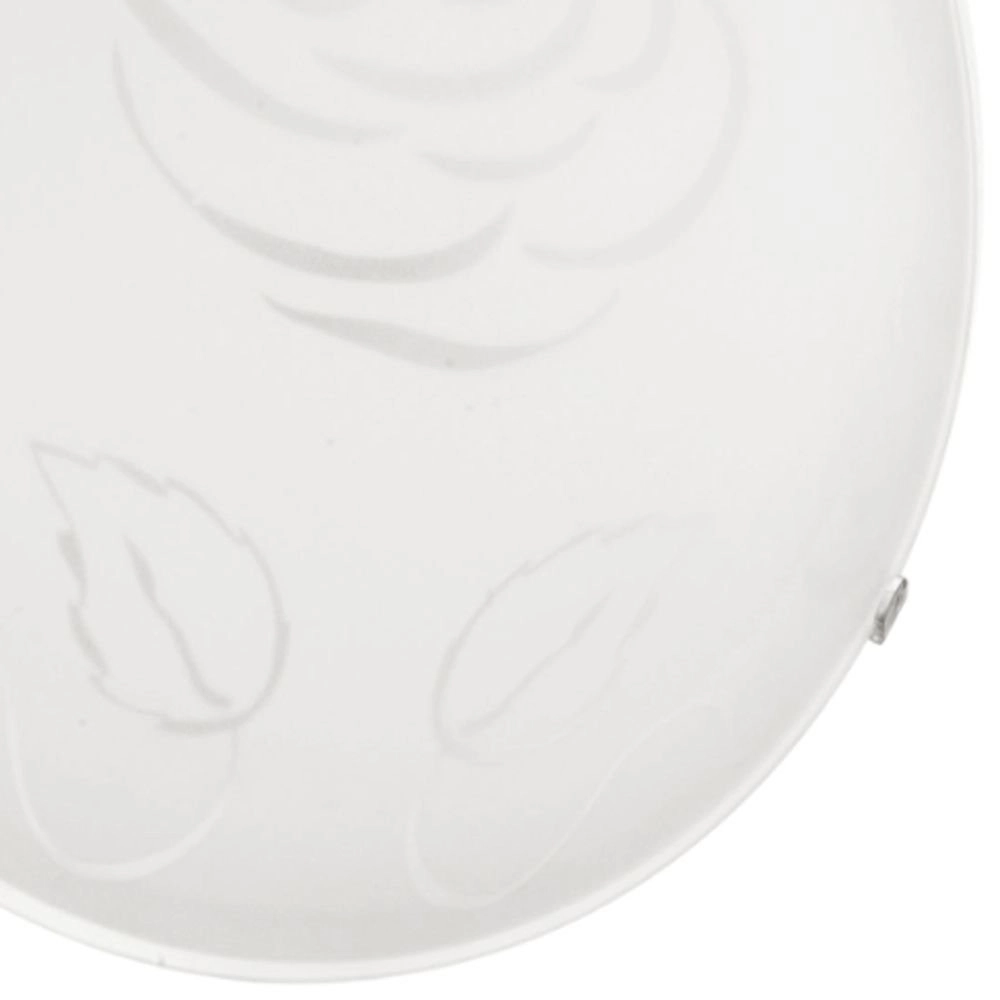 Ceiling lamp Mars 1 24.5cm leaf white Eglo 9002759892388
