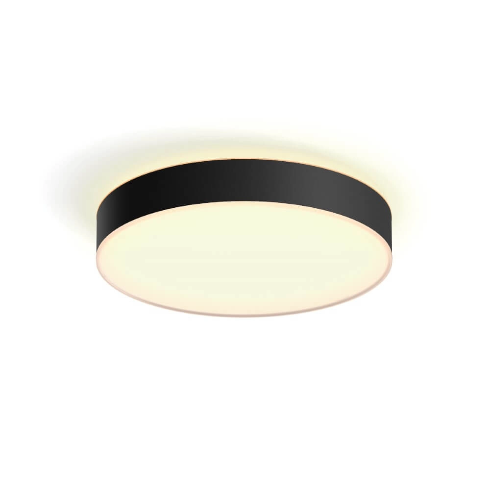Ceiling light Hue Enrave L - White Ambiance Ø 42.5cm black Philips 8718696176467