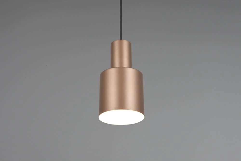 Red copper pendant Agudo Ø 12cm Trio 4017807613797