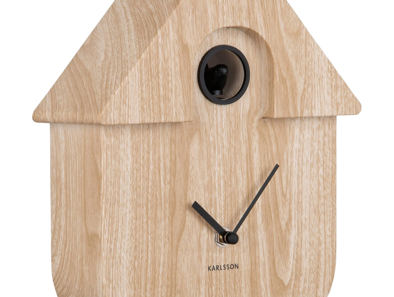 Wall Clock Modern Cuckoo wood Karlsson 8714302734199