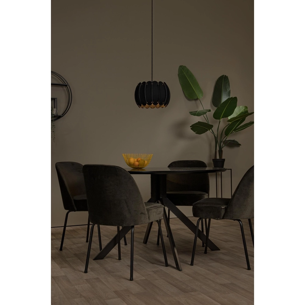 Pendant lamp Spencer Black Lucide 5411212343680