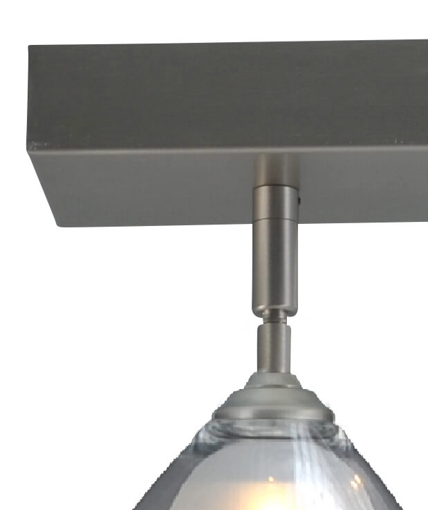 LED flush ceiling light Caterina LED Beam 3-light metal gray Masterlight 8718121210766