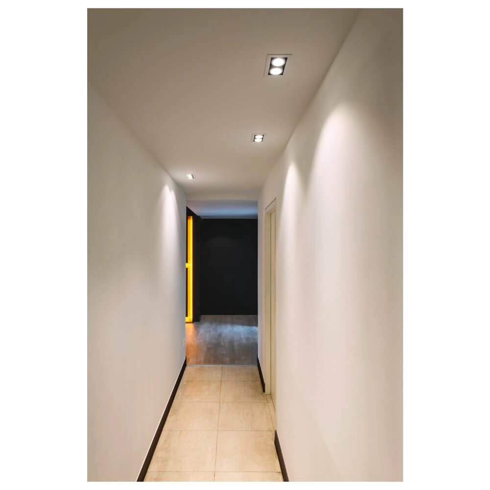Square LED recessed spotlight Kadux Double 2x Led - white - 3000K SLV 4024163279079