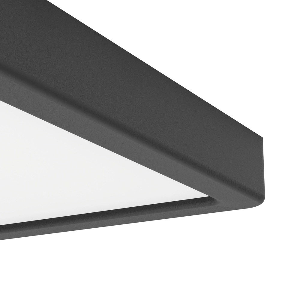 Ceiling light IP44 Fueva 6-Z Square - Black - 22x22cm Eglo 9008606330515