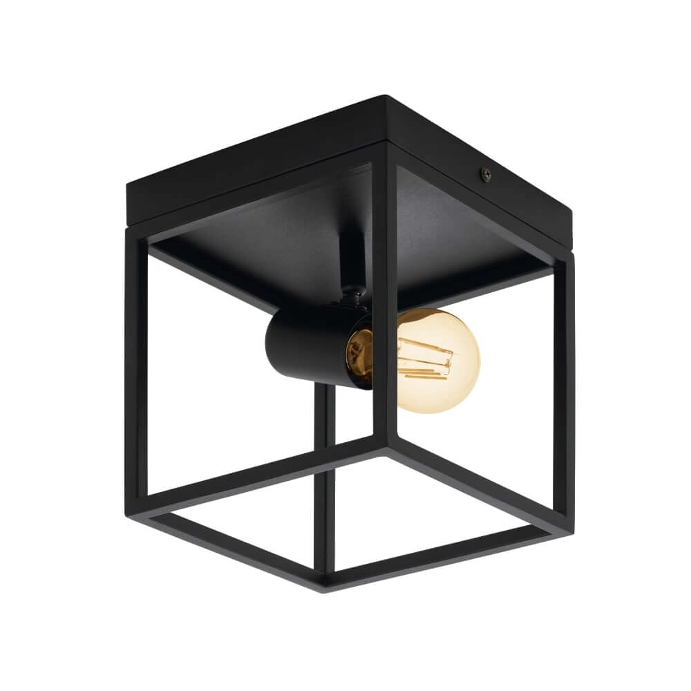 Black ceiling lamp Silentina 1-light Eglo 9002759983314