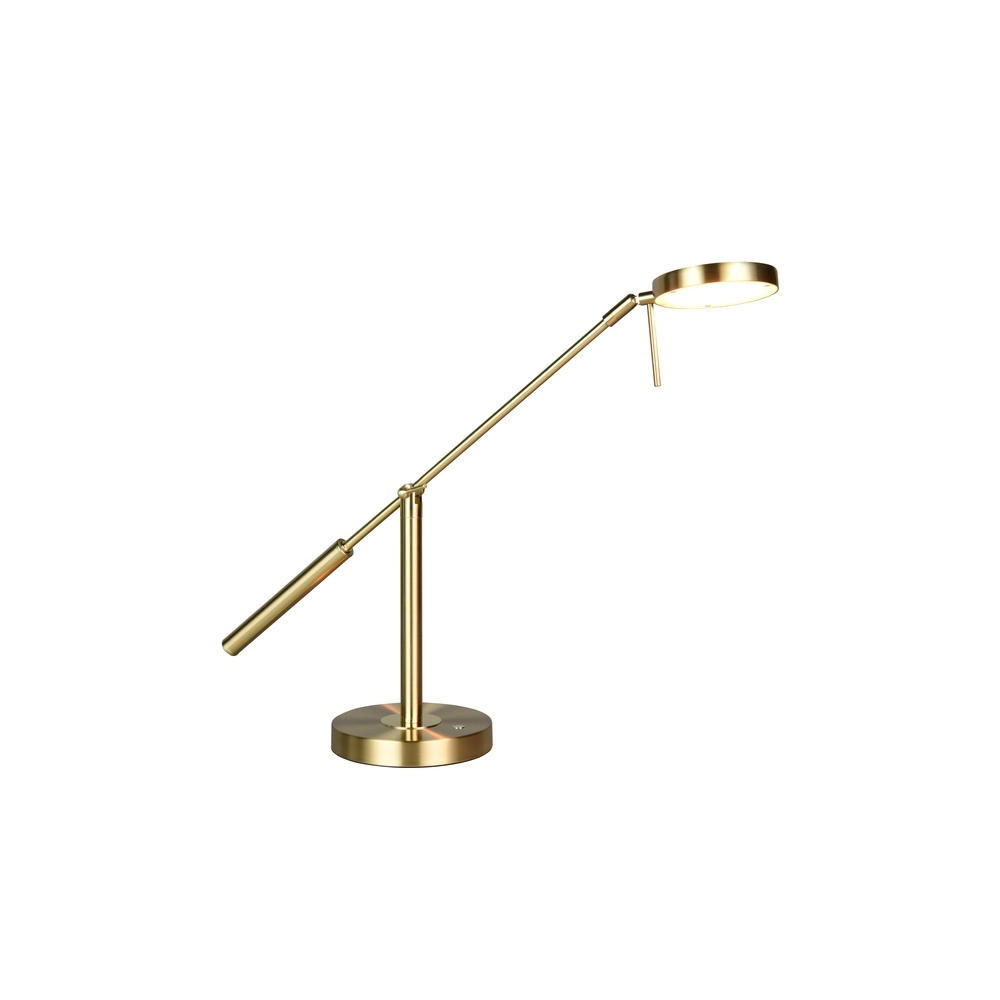 Desk lamp Monza brass Trio 4017807693294
