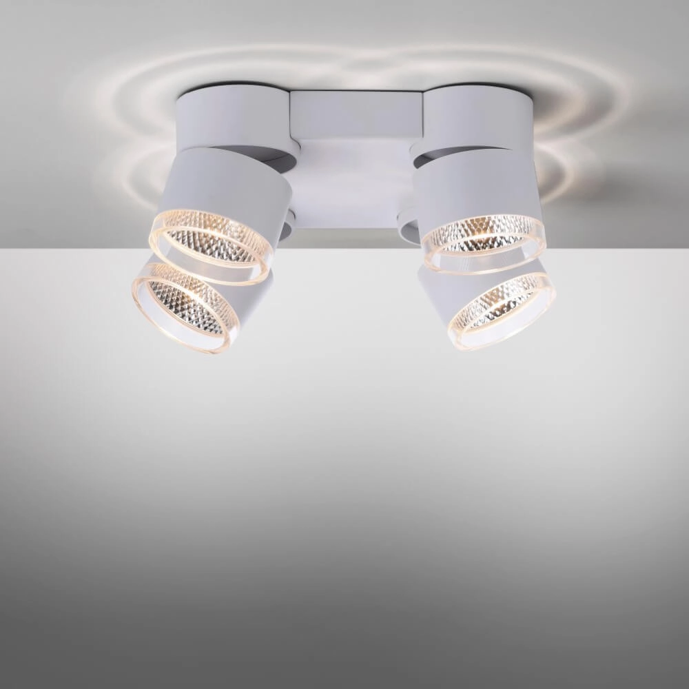 White ceiling lamp Pure Nola 4-light Paul Neuhaus 4012248374559