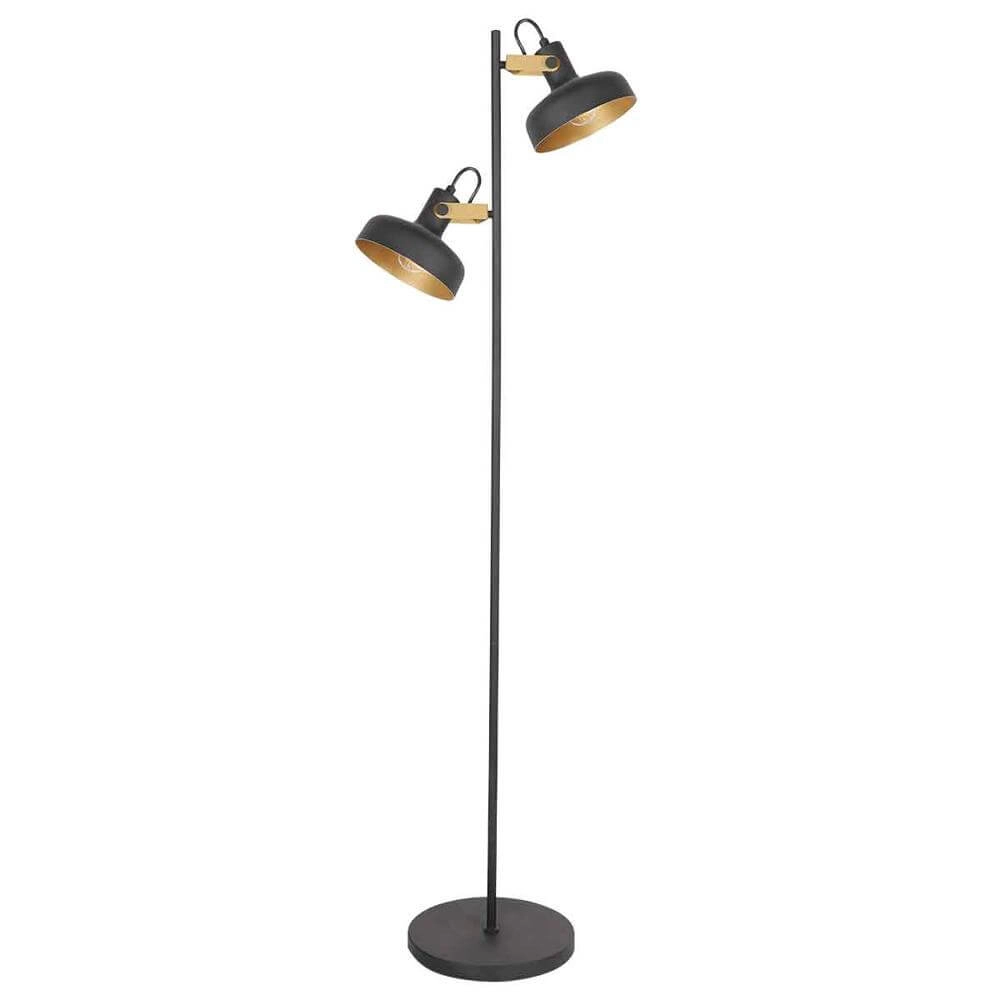 Floor lamp Prato black with gold Steinhauer 8712746176407