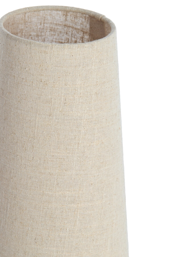 Cream table lamp Howie with black Ø 19cm Light & Living 8717807759407