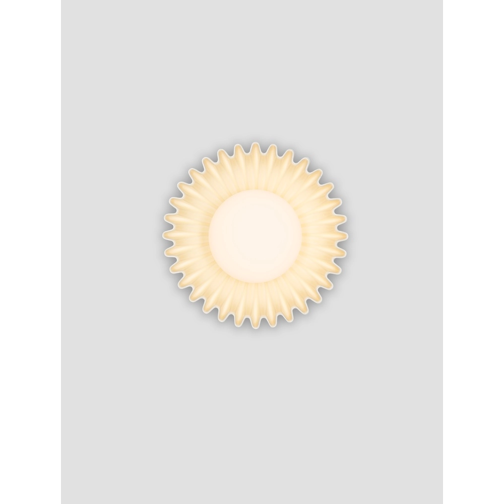 Wall lamp Petel cream with white glass Lyora 5212017483959