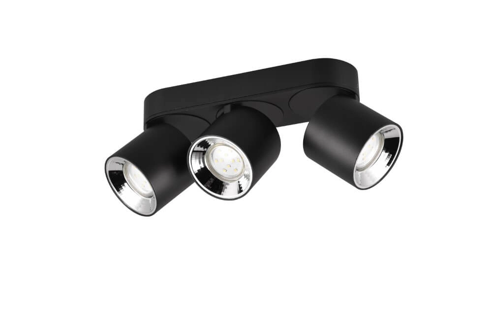 Ceiling light Guayana 3-light black