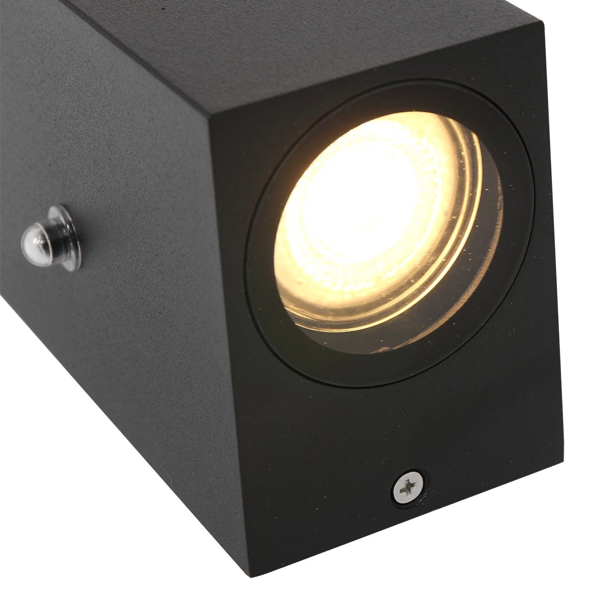 Square wall spotlight Logan with twilight sensor Steinhauer 8712746133226
