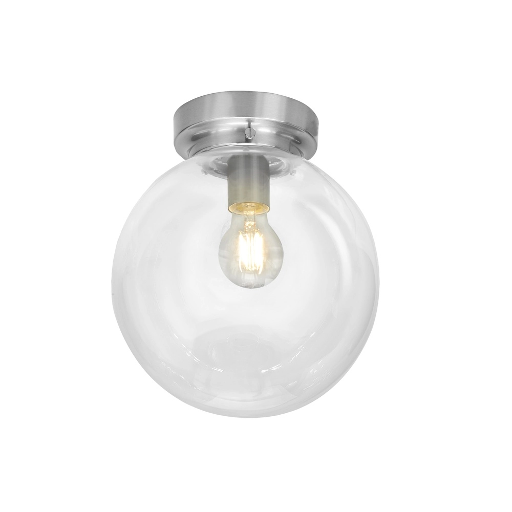 Ceiling lamp Globe clear glass Ø 25cm