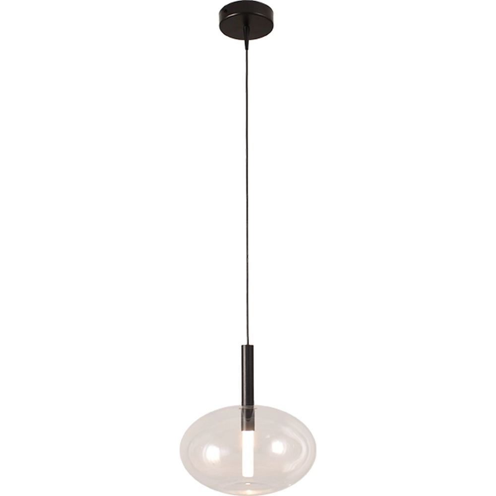 Pendant lamp Ø 24cm Lido Onion with clear glass