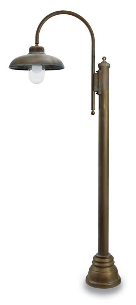 Floor lamp Samoa S - aged brass