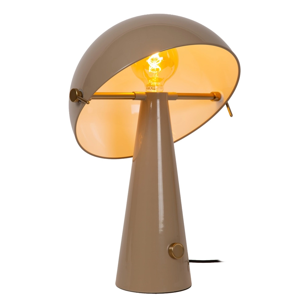 Table lamp Barone taupe Ø 38cm