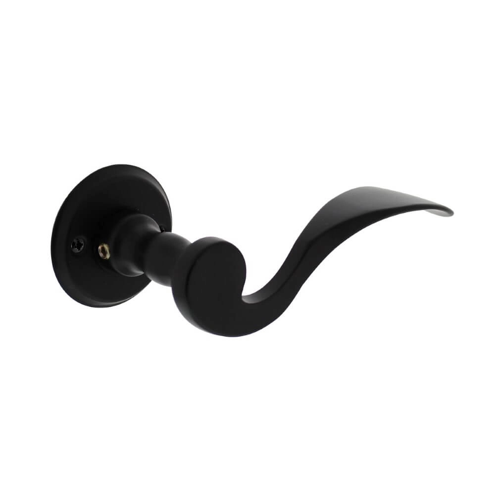 Classic door handle Lepel Screw hole black
