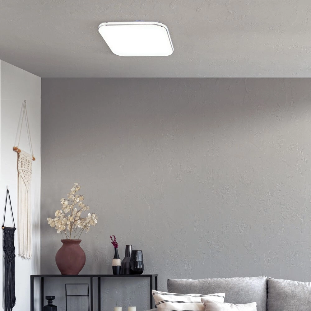 Square LED ceiling light Porto 29.5cm Fischer & Honsel 4003694211253