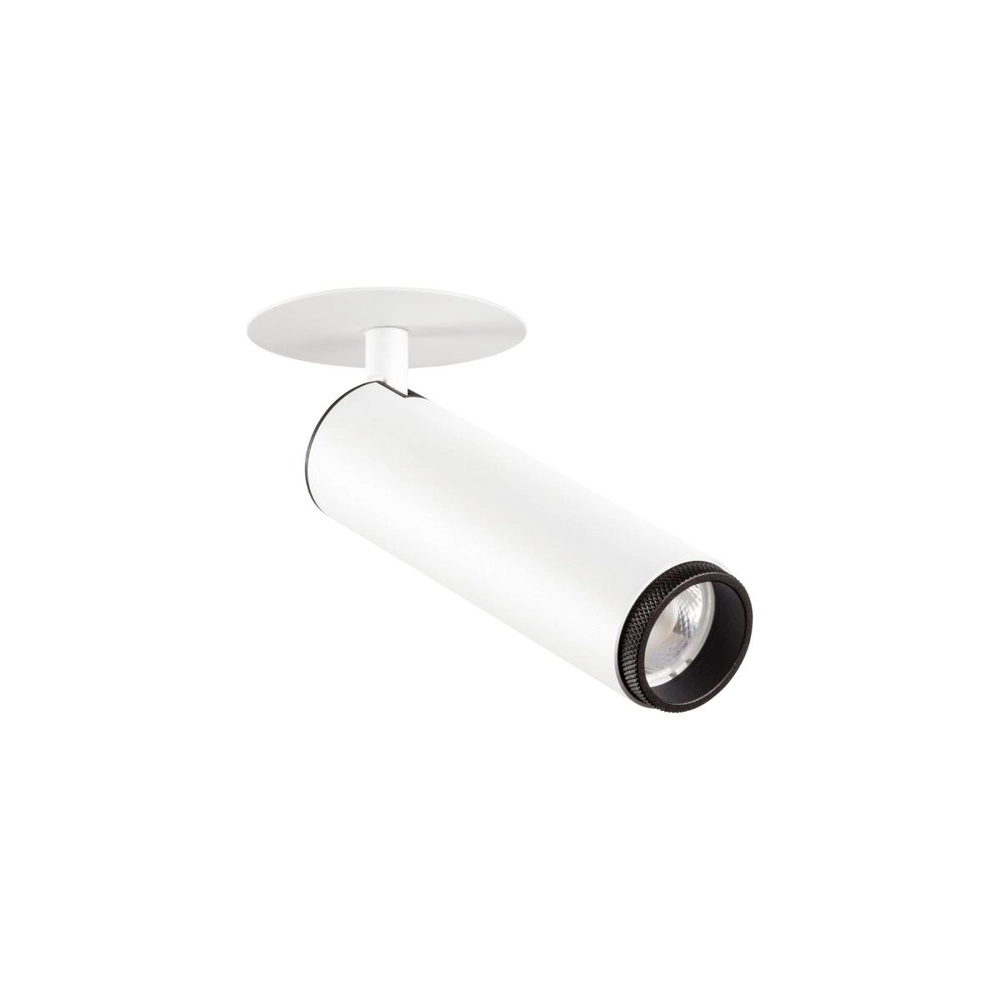 Recessed spotlight Grip! M white with black 3000K SLV 4024163304511
