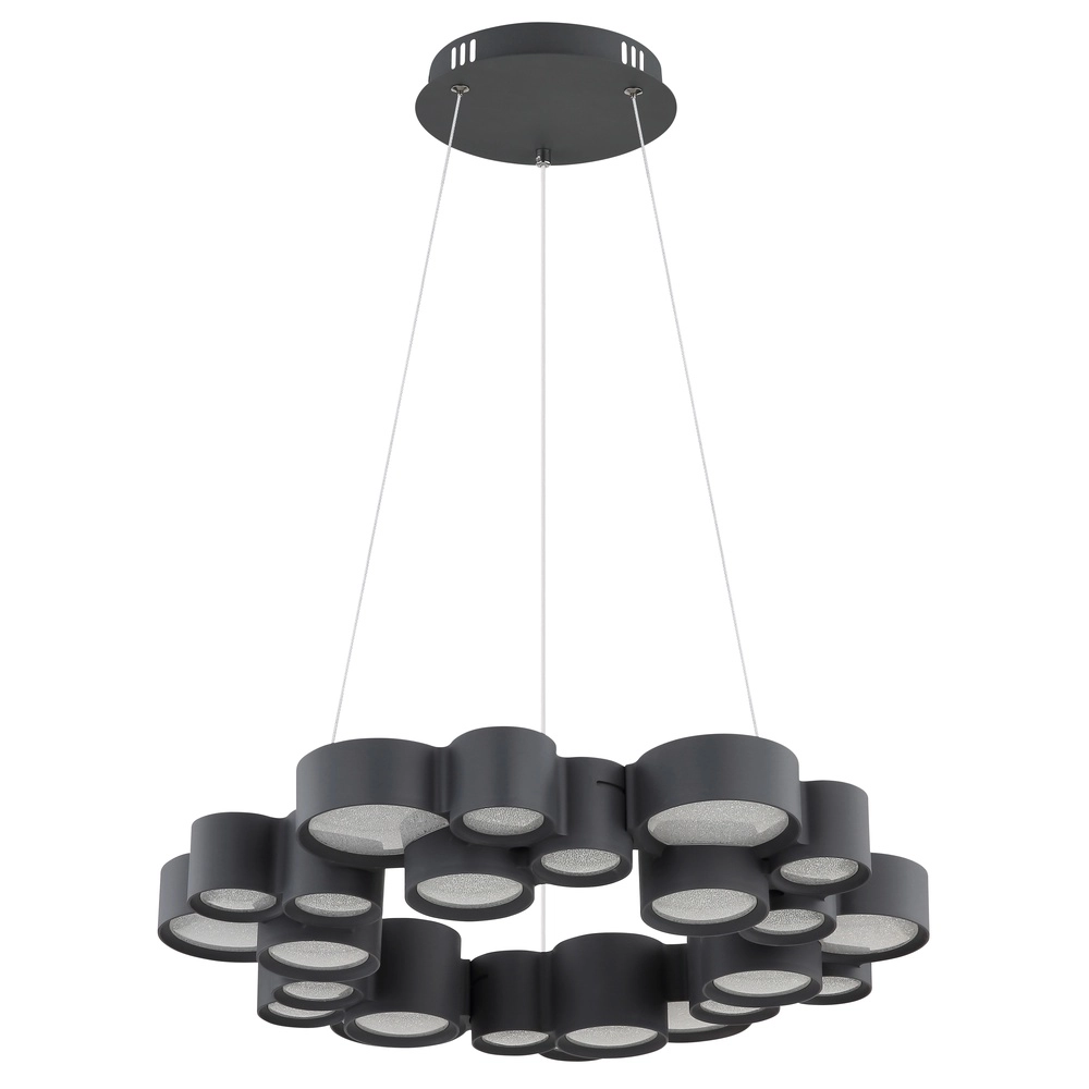 Design pendant lamp Darla Black Globo 9007371592463