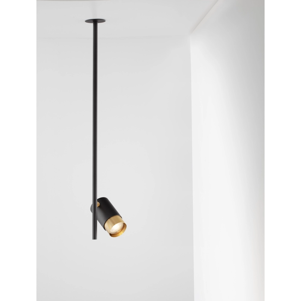Ceiling lamp Pongo built-in only black and gold
