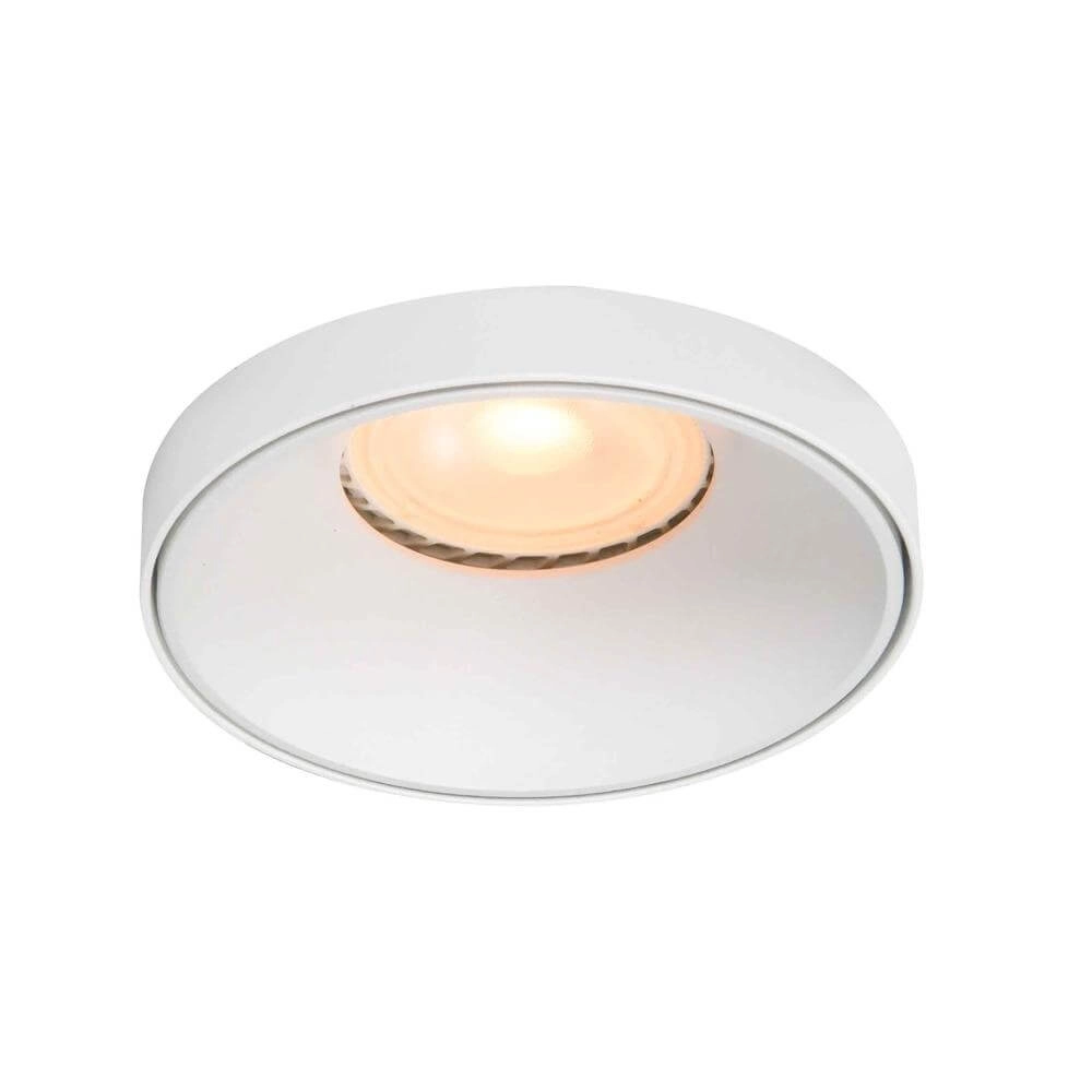 Round recessed spotlight Malmo white