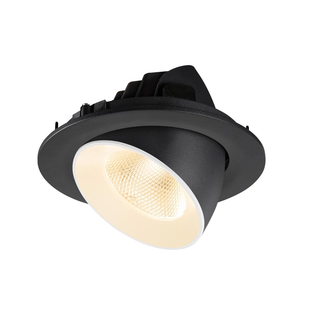 Recessed spotlight Numinos Gimble L black/white 2700K - 20deg SLV 4024163310505