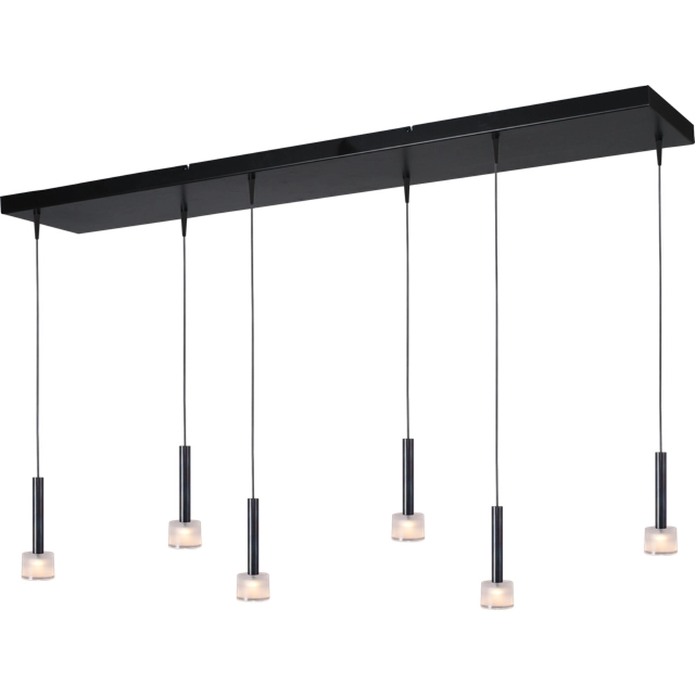 6-light pendant lamp Fabro LED - Dappled Oil