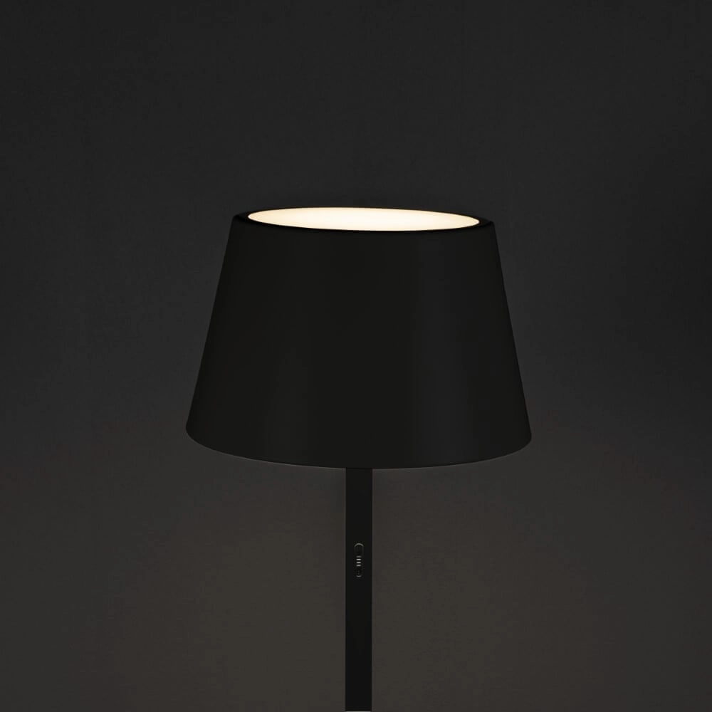 Rechargeable outdoor table lamp Pomezia black KonstSmide 7318307824759