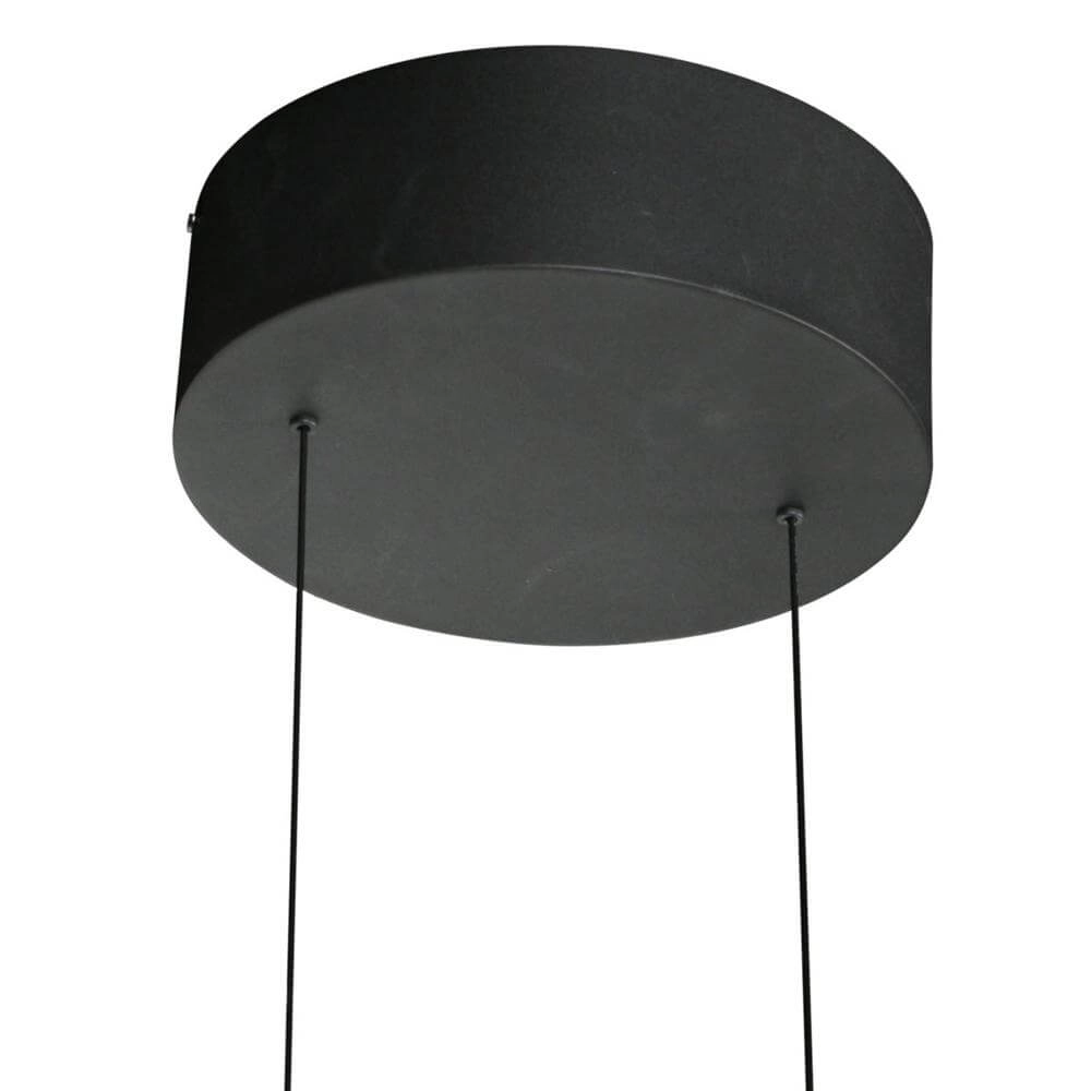 Sleek pendant lamp Soleil Ø 32cm black Steinhauer 8712746176681