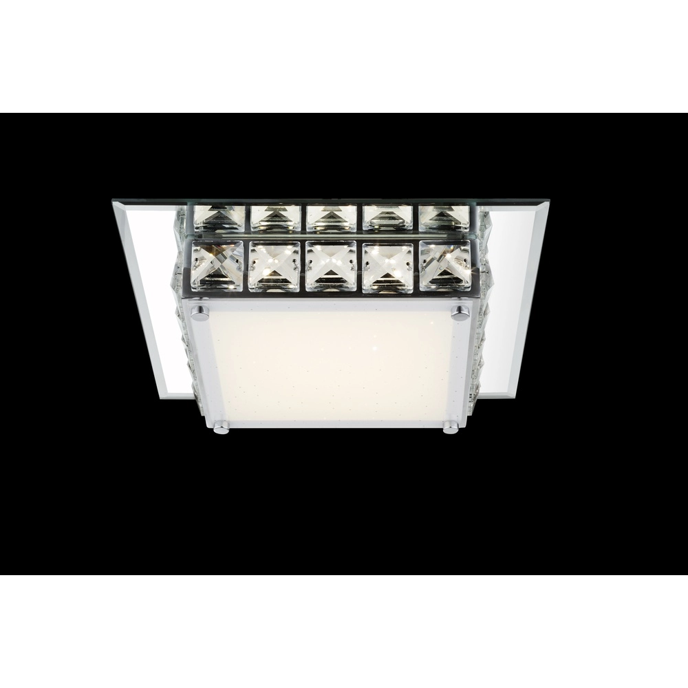 Square ceiling lamp Margo chrome Globo 9007371324705