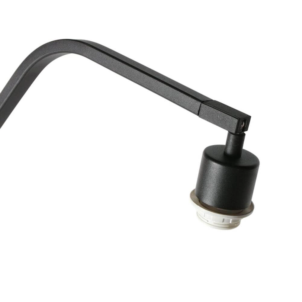 Floor lamp Zig-Zag black with white inside Ø 48cm Steinhauer 8712746179361