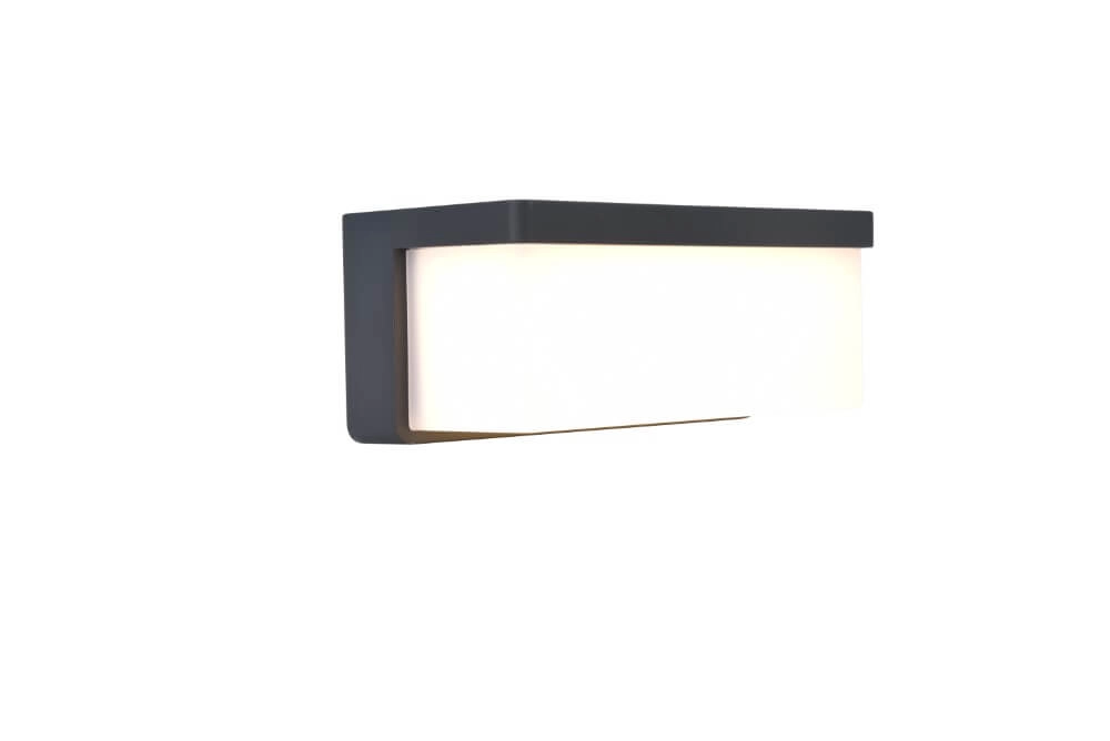 Solar wall lamp Zelna anthracite