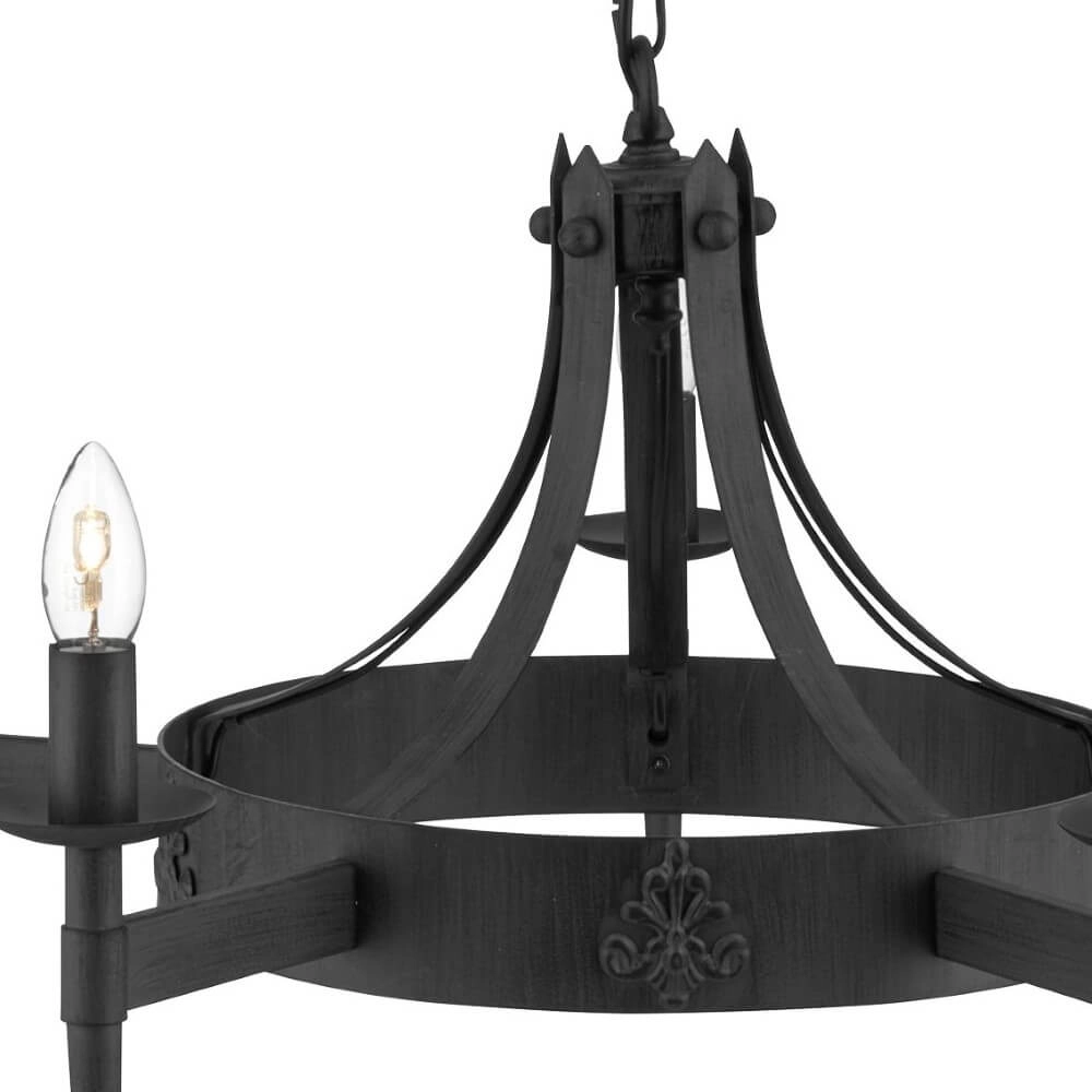 Castle chandelier Cartwheel II Ø 67cm Searchlight 5053423018546