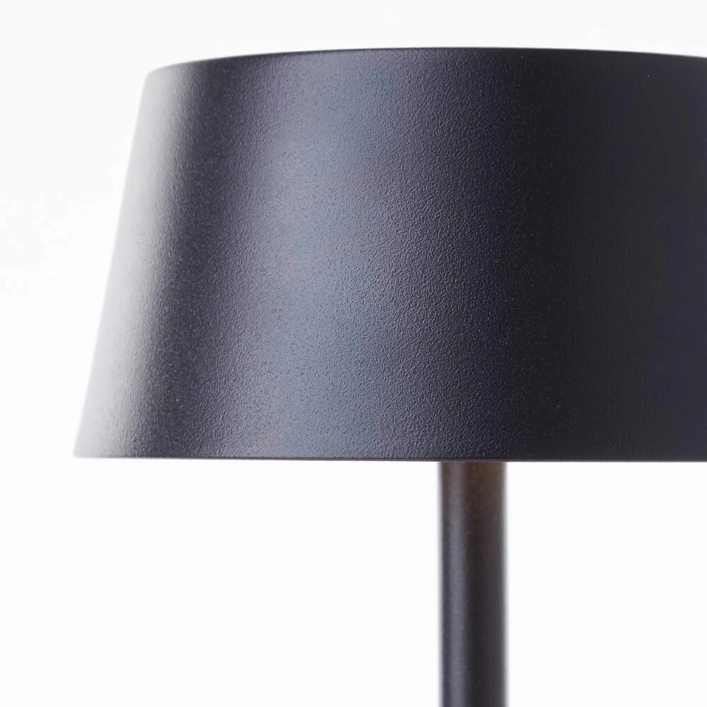 Black designer table lamp Picco on battery Brilliant 4004353437717