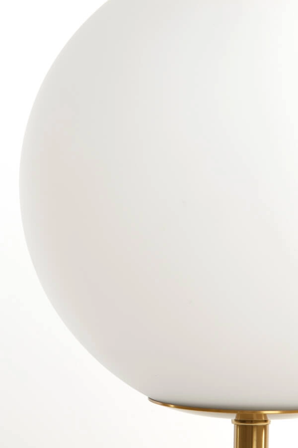 Design table lamp Medina white with gold 47cm Light & Living 8717807650902