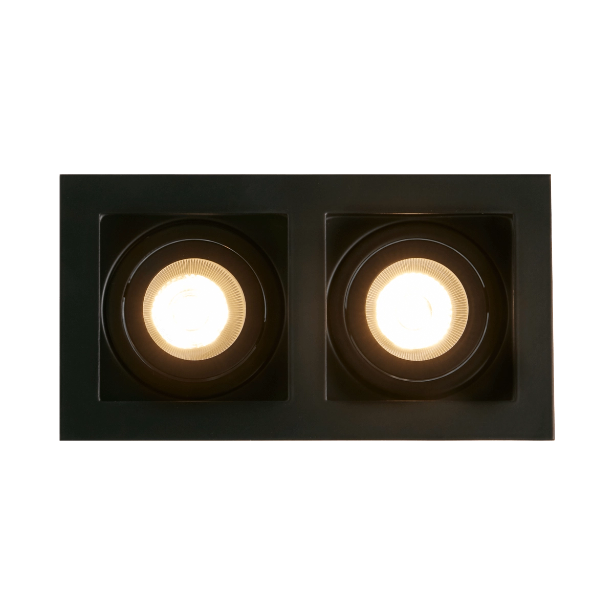 Recessed spotlight Grid 2 black