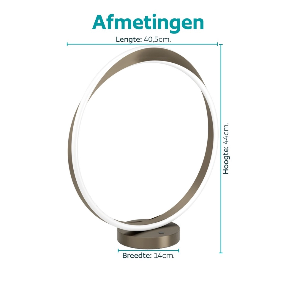 Design table lamp Camerota Dark Bronze