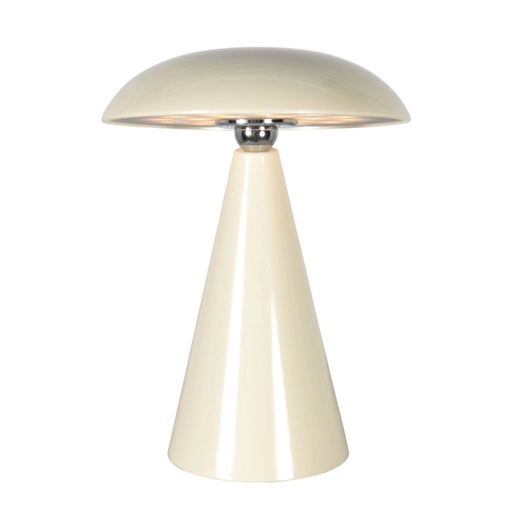 Rechargeable table lamp Mush cream