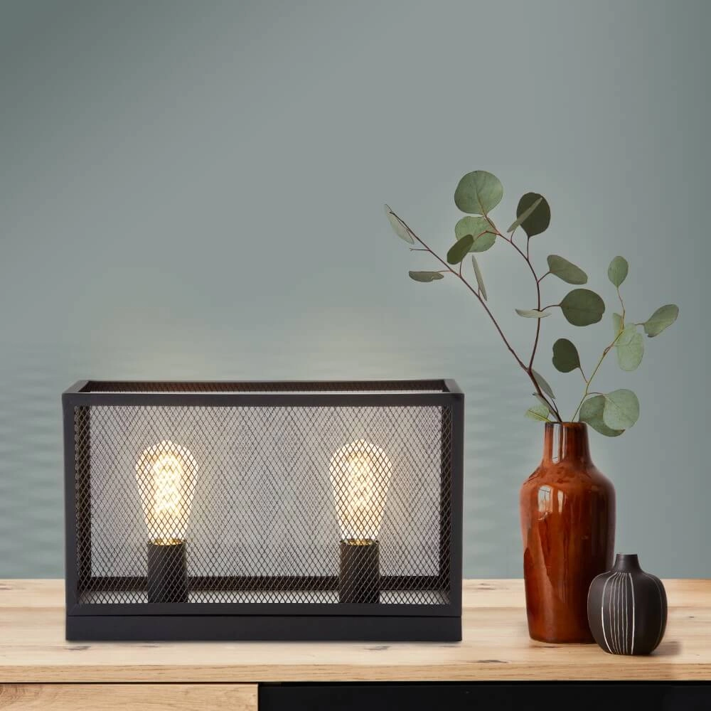 Mesh table lamp Maze 2x E27 Brilliant 4004353411571
