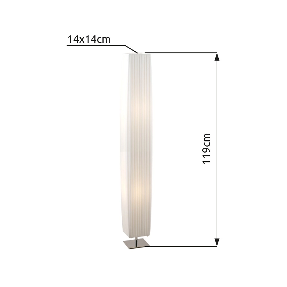 Design floor lamp Bailey chrome Globo 9007371176717