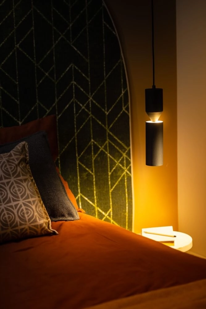 Black pendant lamp Pencil Ø 8cm ETH 8720195305118